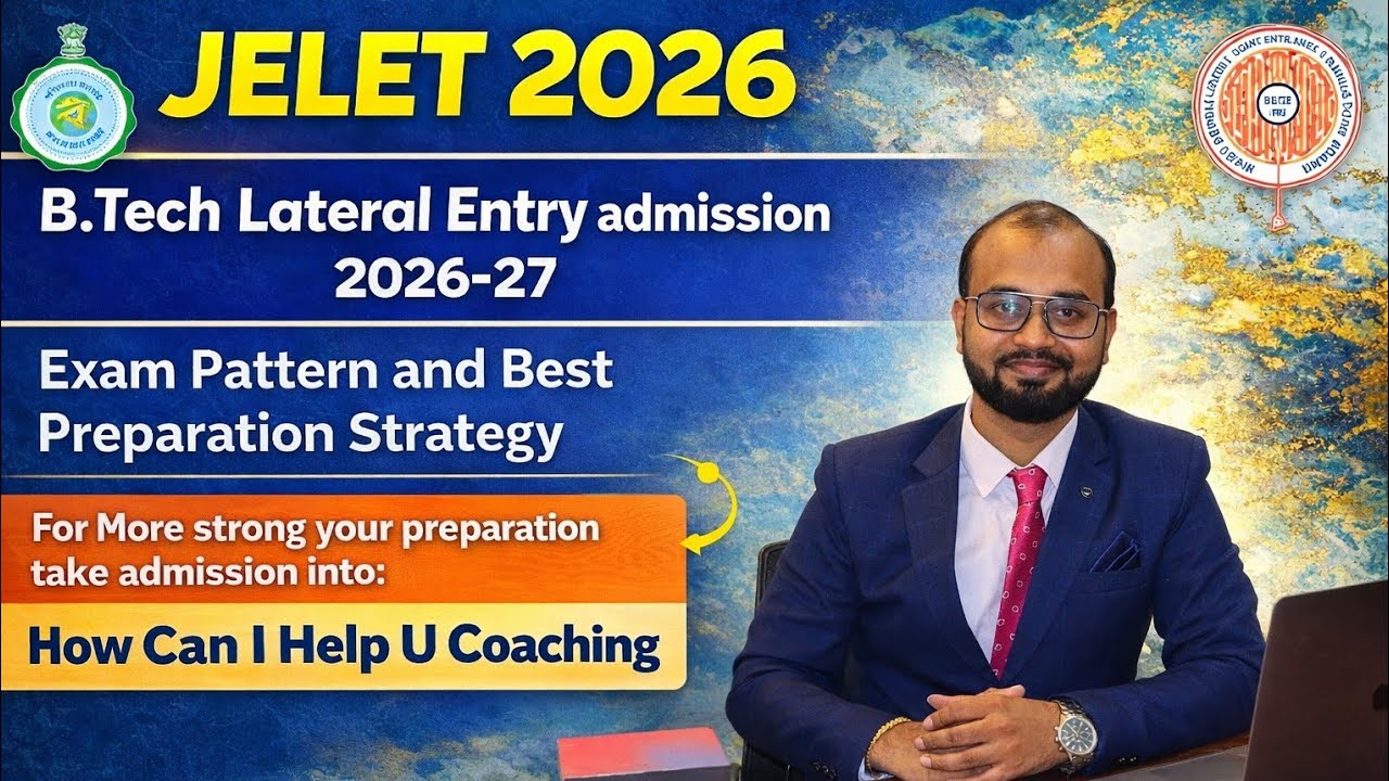 📚 WB JELET 2026 Exam Pattern (As Per New Question Pattern) #jelet2026 New Update