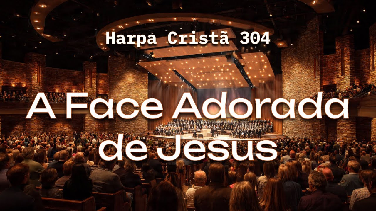 Hino 304 - A Face Adorada de Jesus | Coral e Orquestra | Harpa Cristã