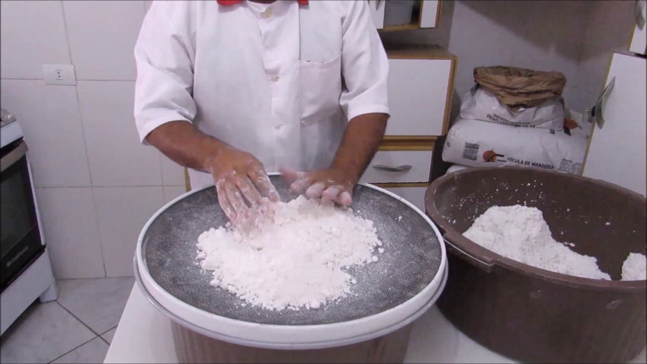massa tradicional de tapioca. leg inglês