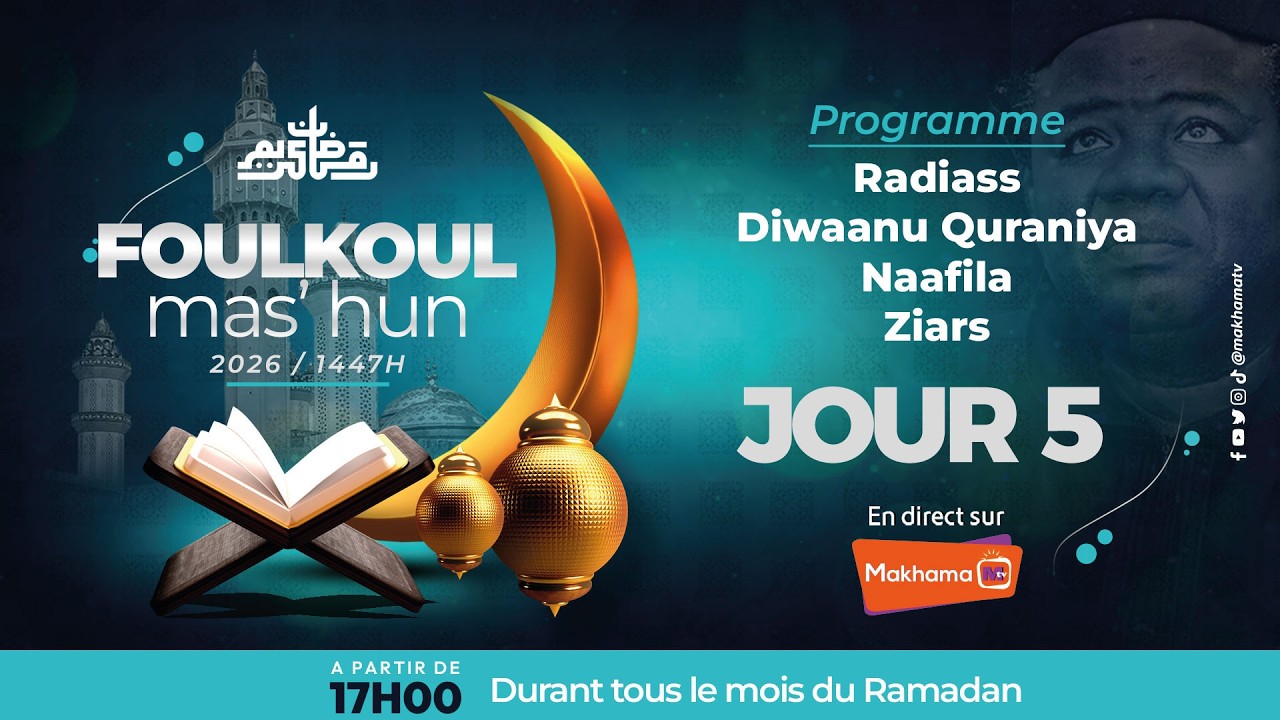 🔴 EN DIRECT Keur Massar - Prestation Fulkul Mas'huun et Diwaanul xur'aanyah Jour 05