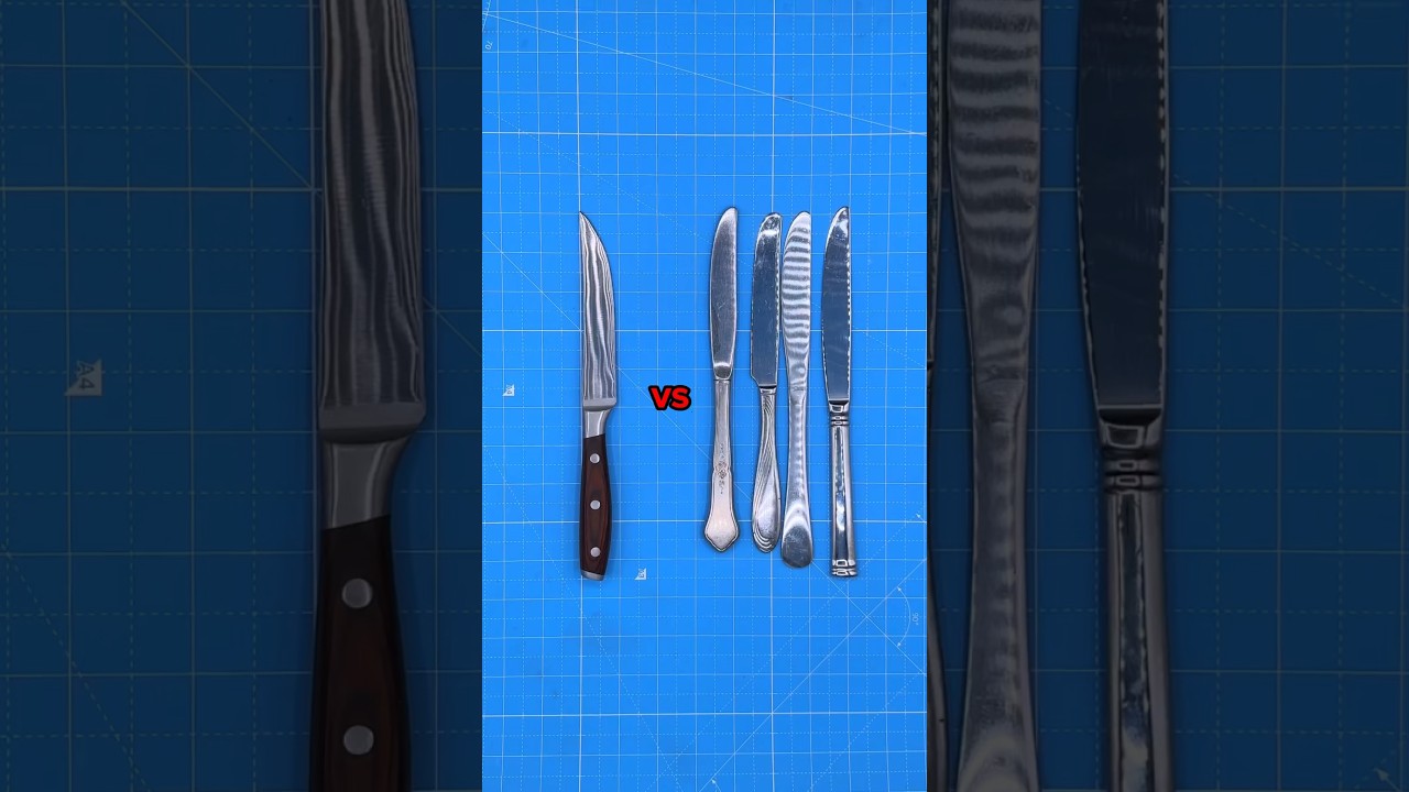 Why are steak knives shaped like that? 🥩
