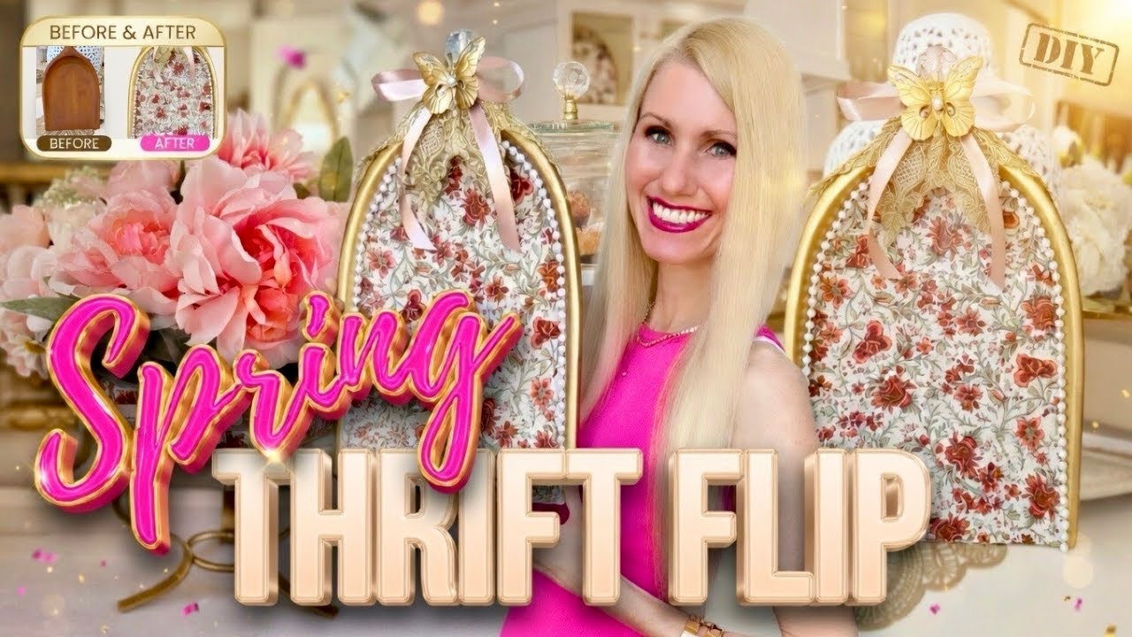 THRIFT FLIP MAGIC! YOU WON’T BELIEVE THESE SPRING DECOR MAKEOVERS! 