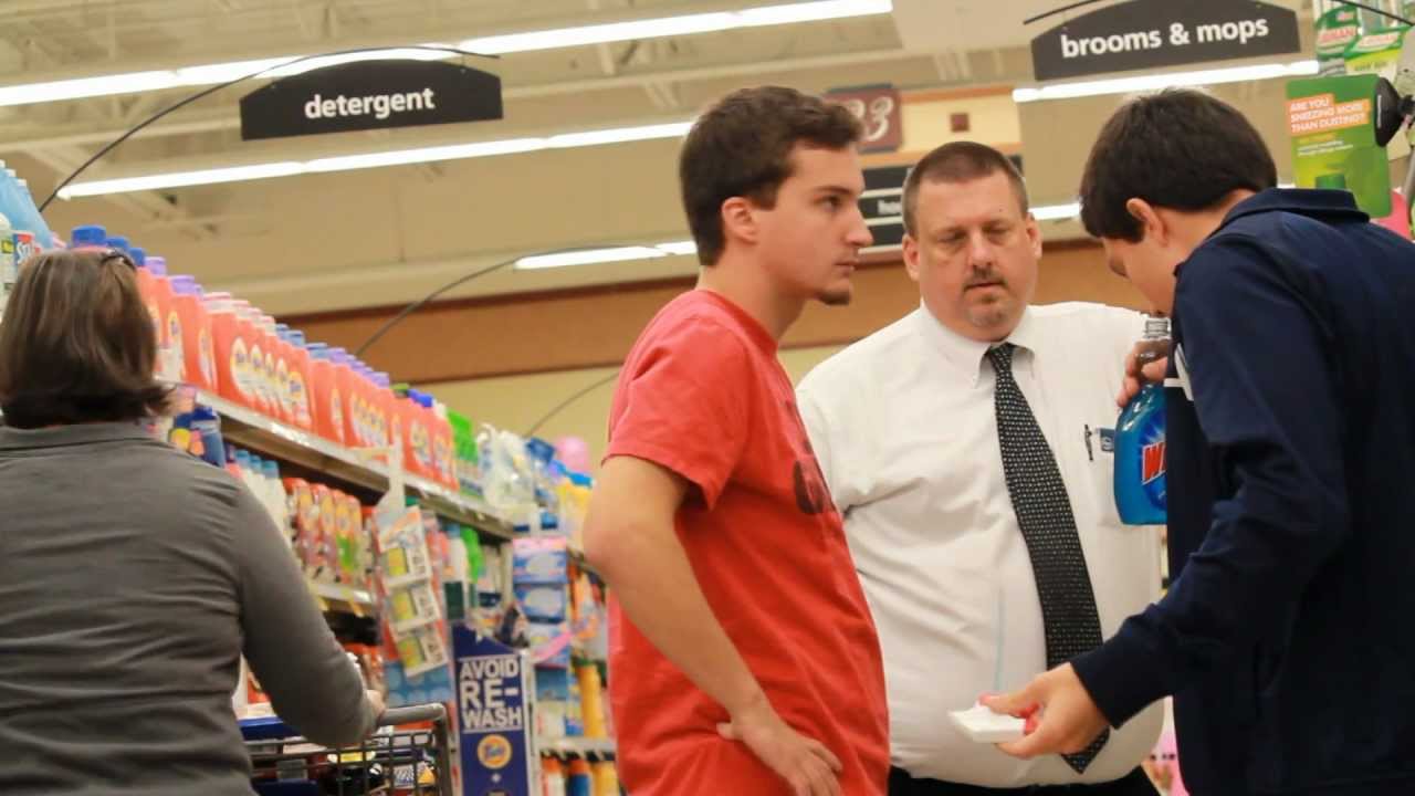 Windexing #1 - INSANE Windex / Gatorade Prank (kicked out)