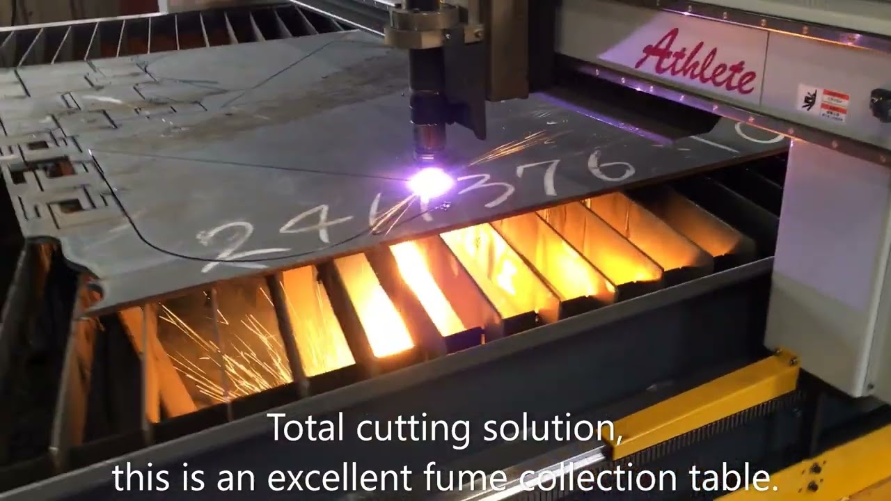 High precision CNC plasma cutting table - Athlete 2560 and XPR300