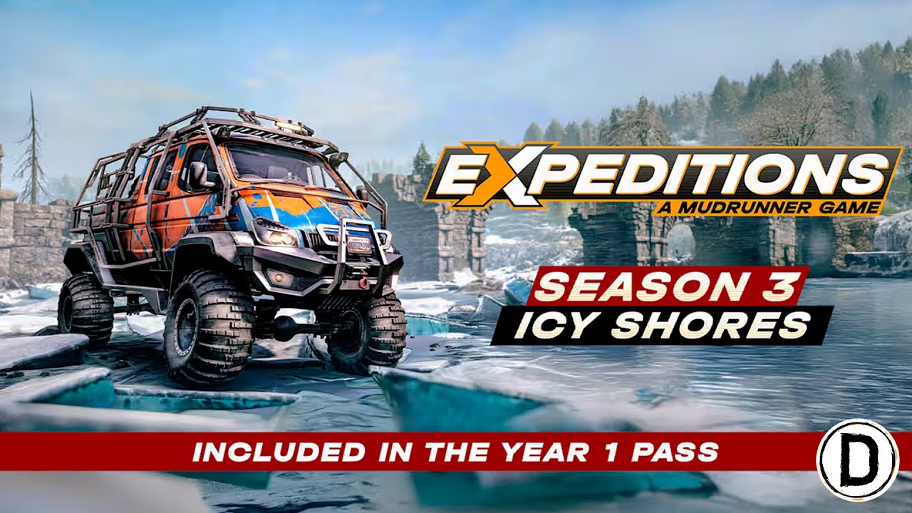 Смотрим 3 Сезон: Ледяные берега в Expeditions: A MudRunner Game - Season 3: Icy Shores