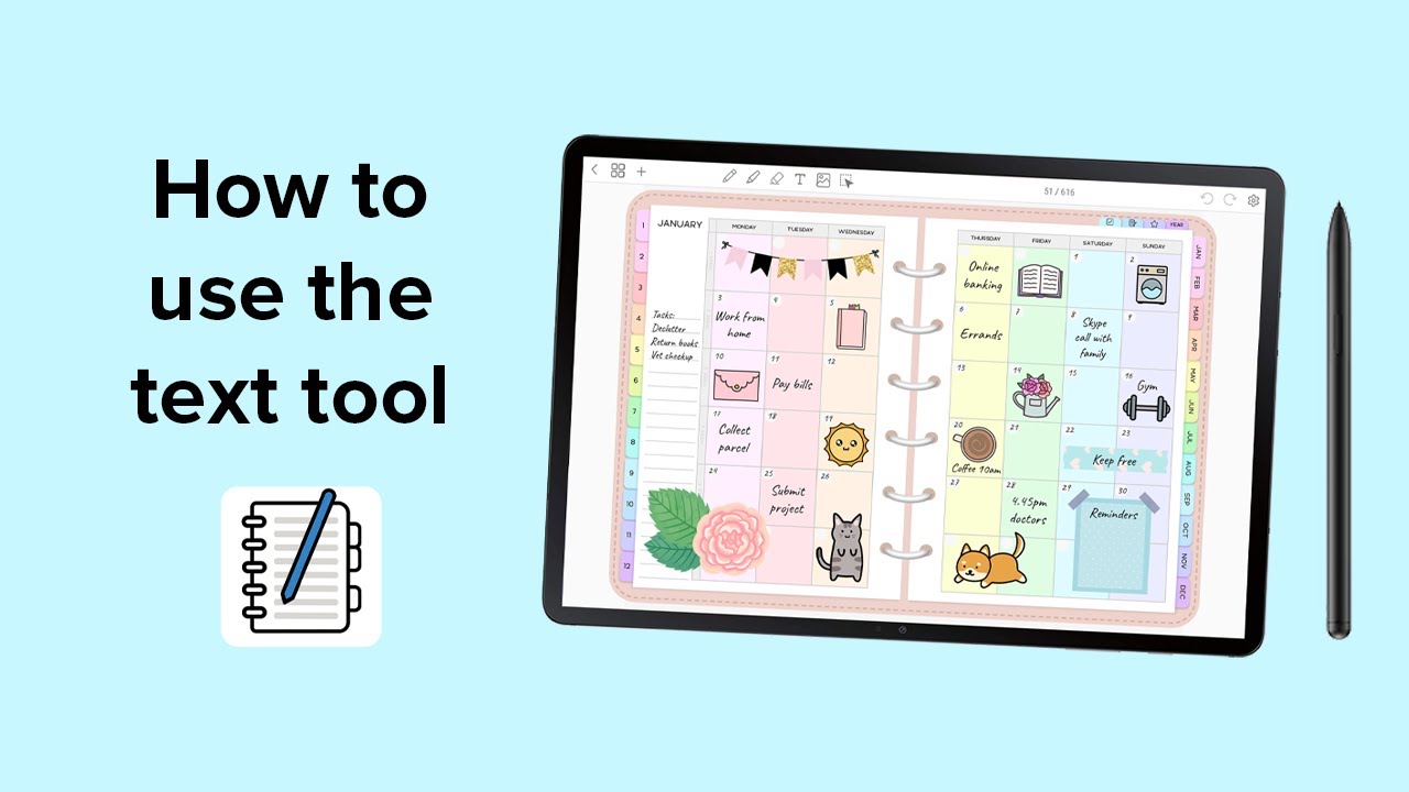 How to use the text tool | Penly app tutorial