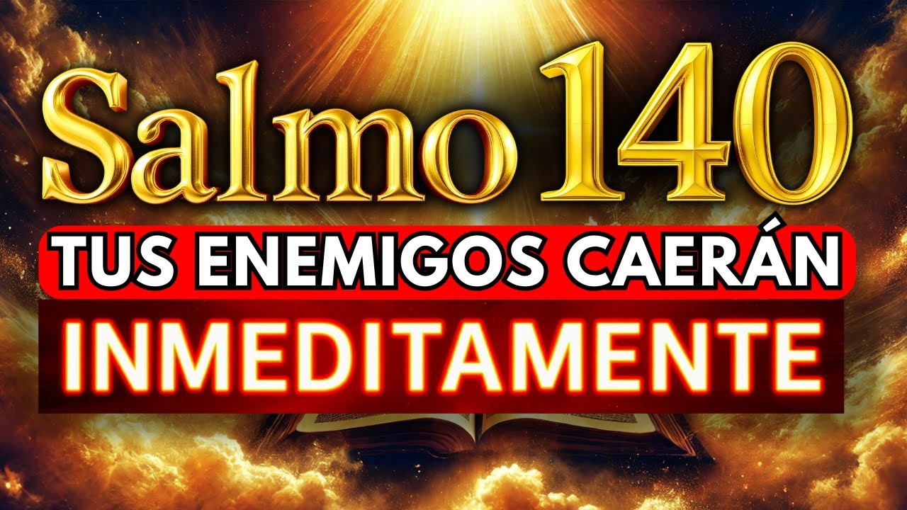 🛑 Salmo 140 CONTRA LOS ENEMIGOS Y EL MAL! Poderoso para Expulsar Brujerías, Enemigos Y Envidias