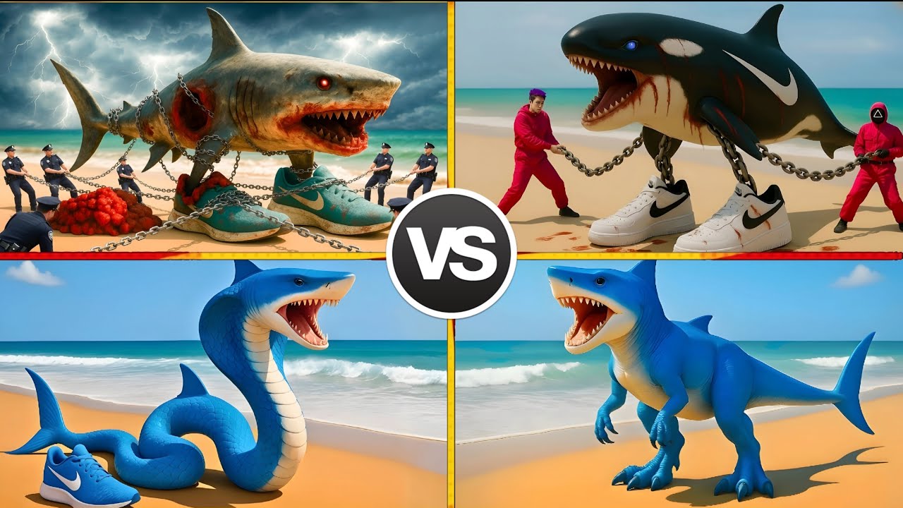 BRAINROT ZOMBIE 🆚SHARK ZOMBIE 🆚BRAINROT COBRA SNAKE 🆚BRAINROT DINOSAUR