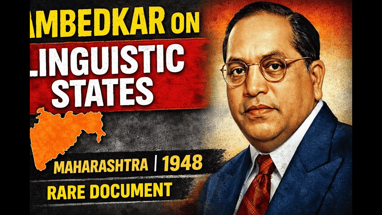 Ambedkar’s Vision of Linguistic States | Maharashtra as a Linguistic Province | 1948 Document