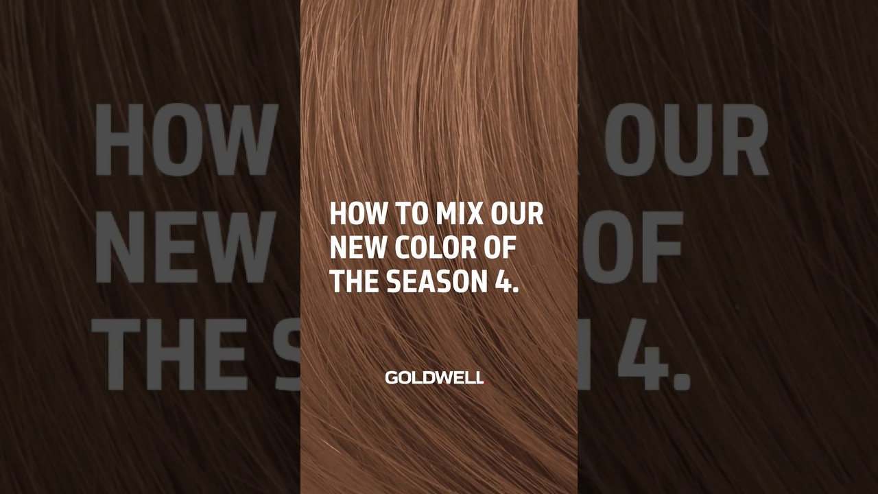 How To Mix : Burnished Copper - Color of The Season by Goldwell #goldwell #colorhair #colorance