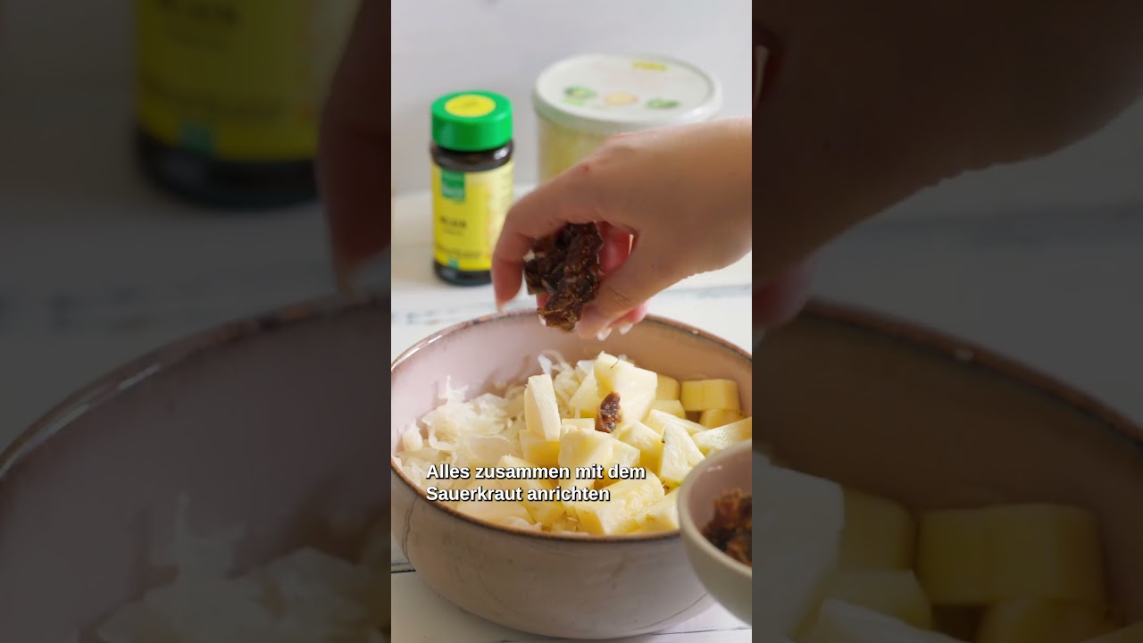 Sauerkraut-Feigen-Salat | #Reformhaus #sauerkraut