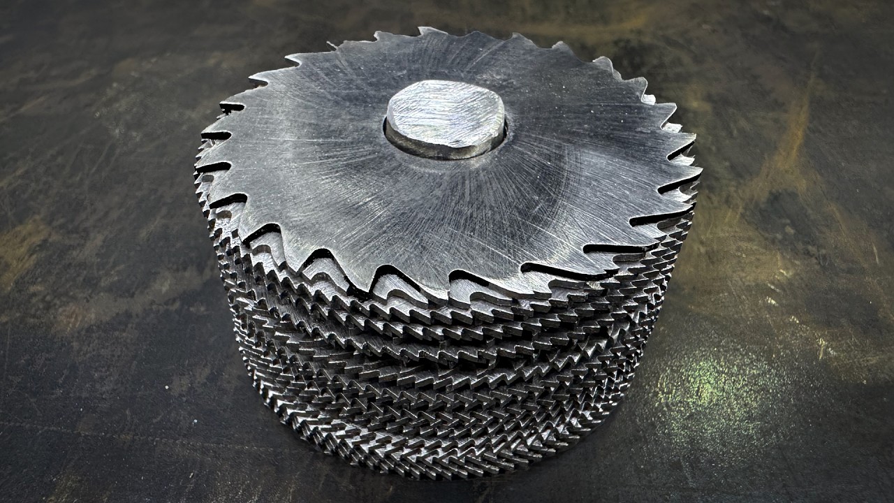 From Round Wood Blades to Masterpiece: A Damascus Knife of Unmatched Sharpness
