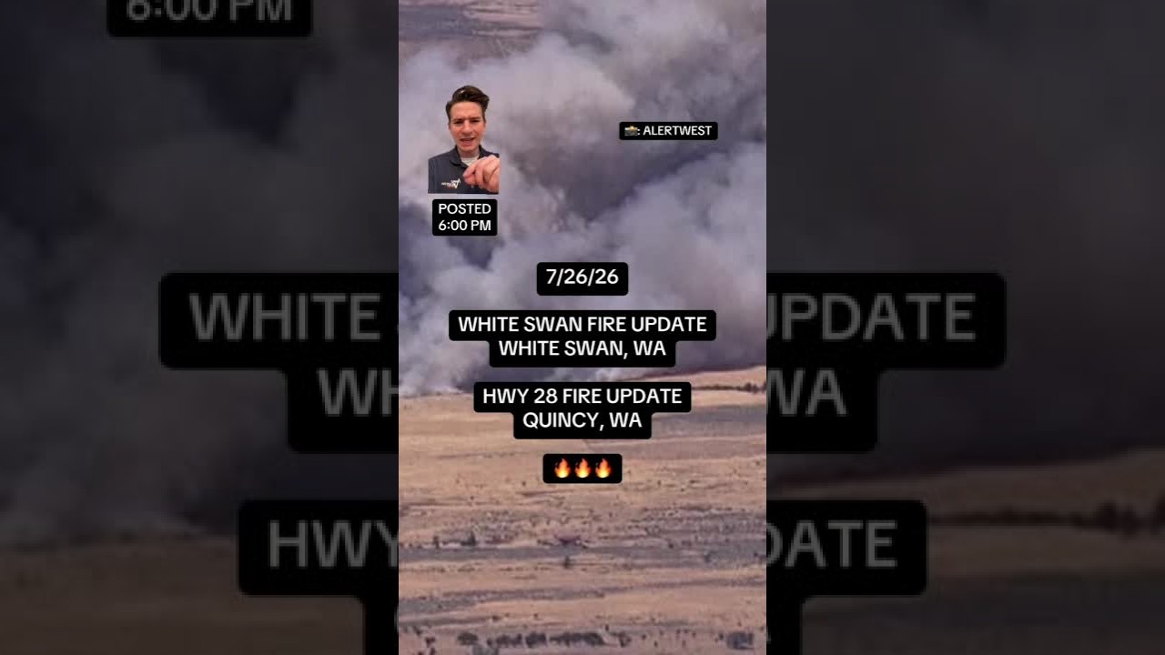Вечерние новости от 26.07.26 о пожарах #whiteswanfire, #highway28fire и #hagenfire.