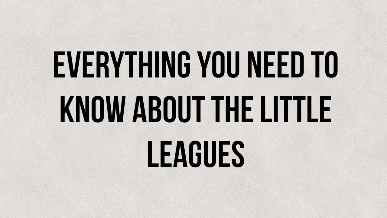 Everything You Need to Know About TLR Little Leagues