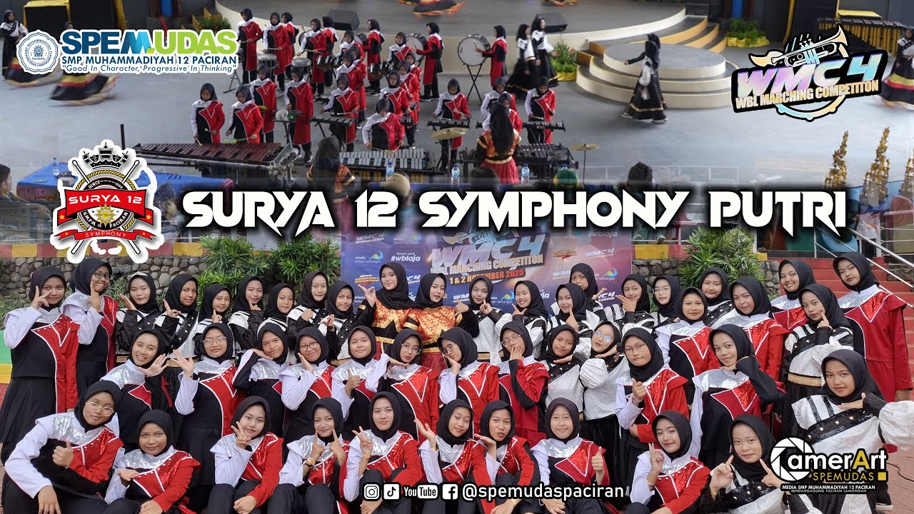 JUARA UMUM 3 - WMC (WBL MARCHING COMPETITION) 4 2025 - SURYA 12 SYMPHONY SPEMUDAS PUTRI