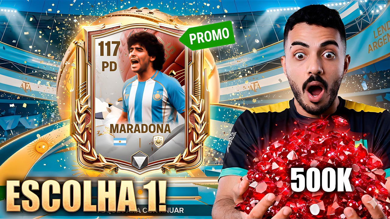 500.000 JOIAS no MARADONA da PROMOÇÃO no FC MOBILE! 😱