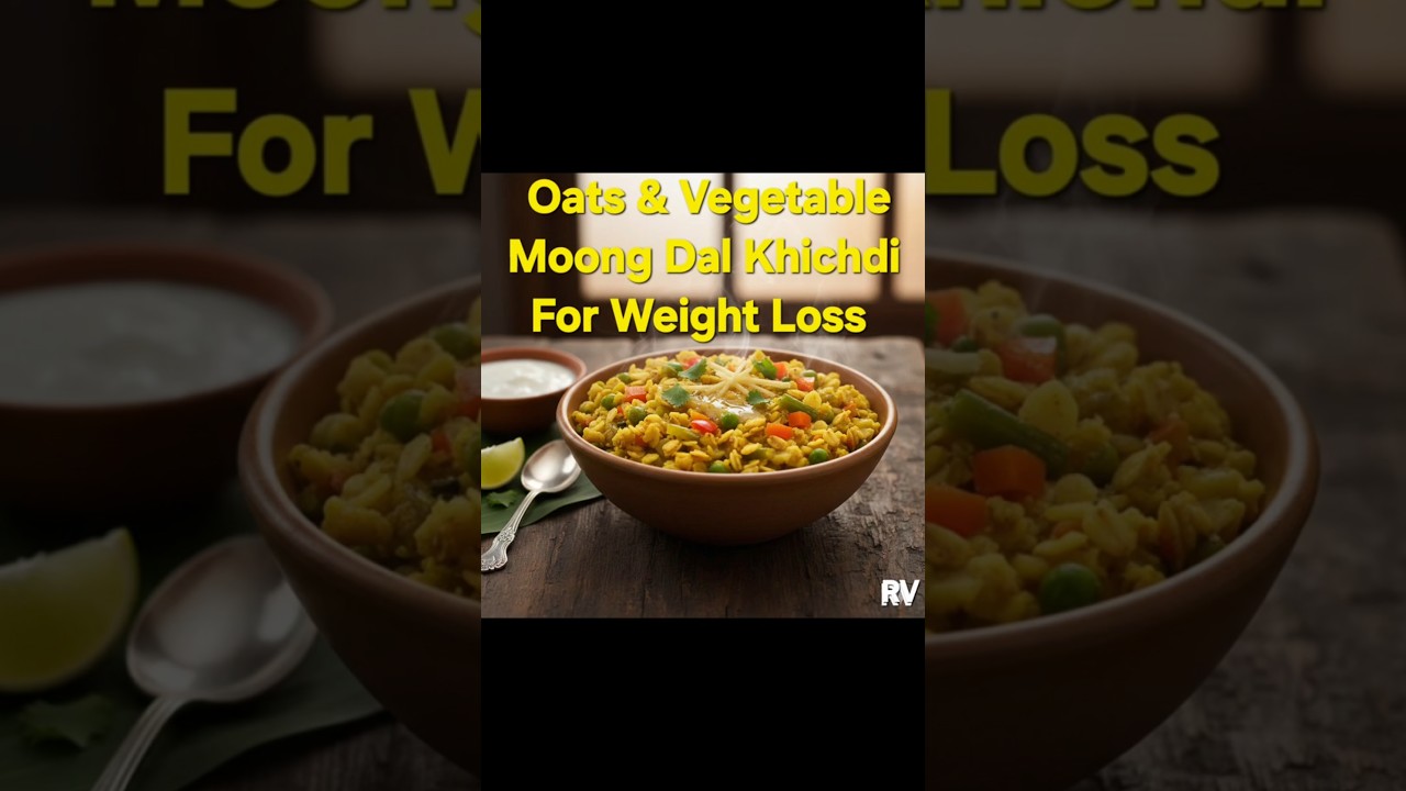 How to Make Oats Moong Dal Khichdi for Weight Loss  
