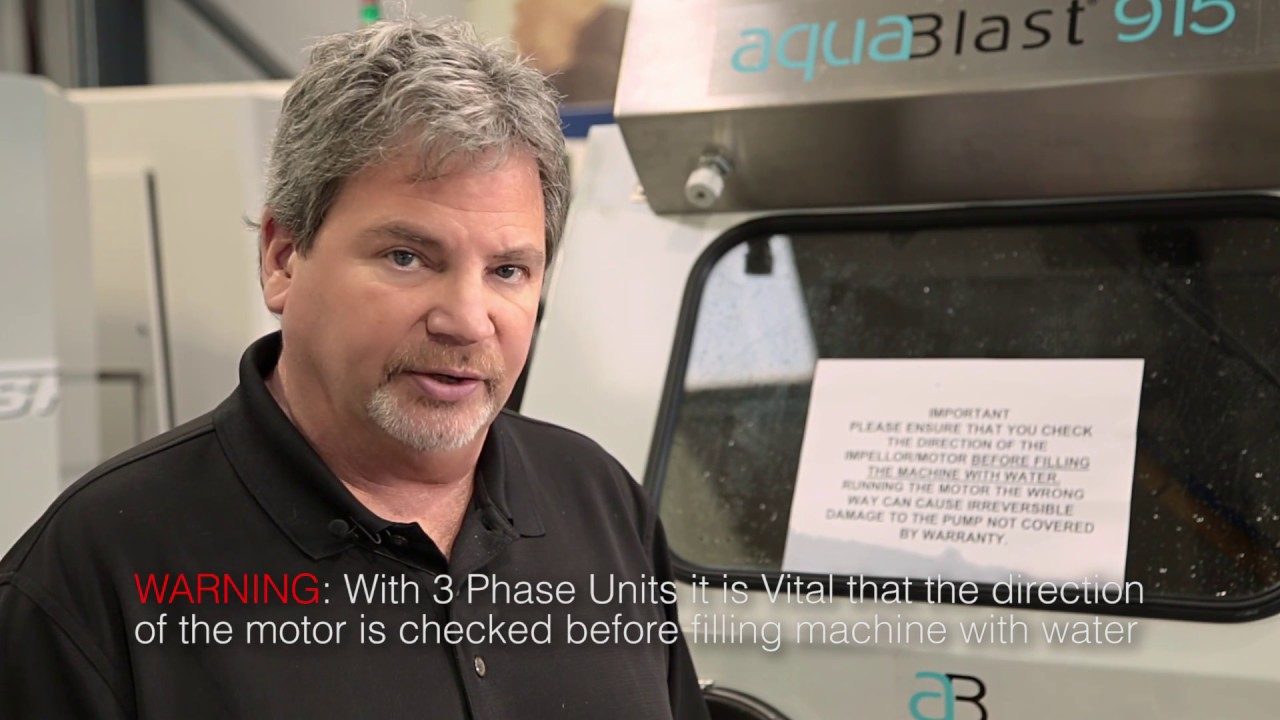 How to INSTALL a Wet Blasting Machine - Vixen Surface