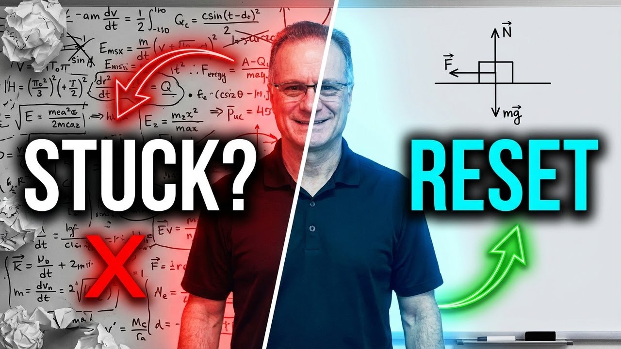 How to Get Unstuck in the Middle of a Physics Problem