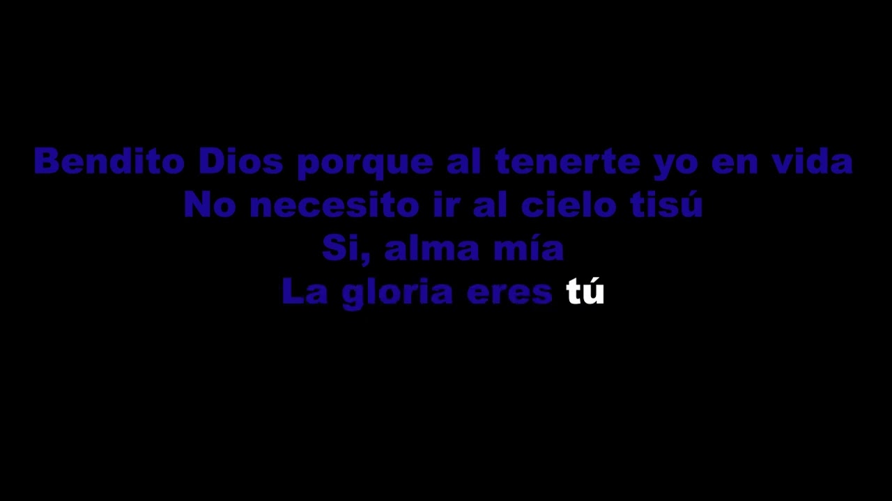 La Gloria Eres Tú - Kika Edgar - Karaoke