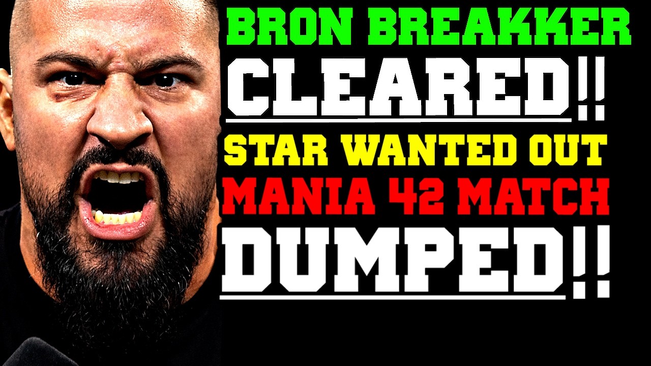 WWE News! Bron Breakker Cleared To Wrestle! WrestleMania 42 Match Scrapped! Fan Harassed Stephanie