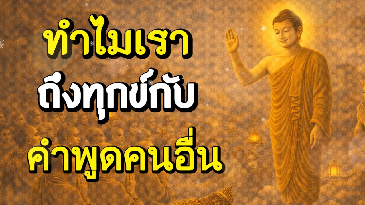 ทำไมเราถึงทุกข์กับคำพูดคนอื่น | ฟังธรรมผ่อนคลาย | Ep.44