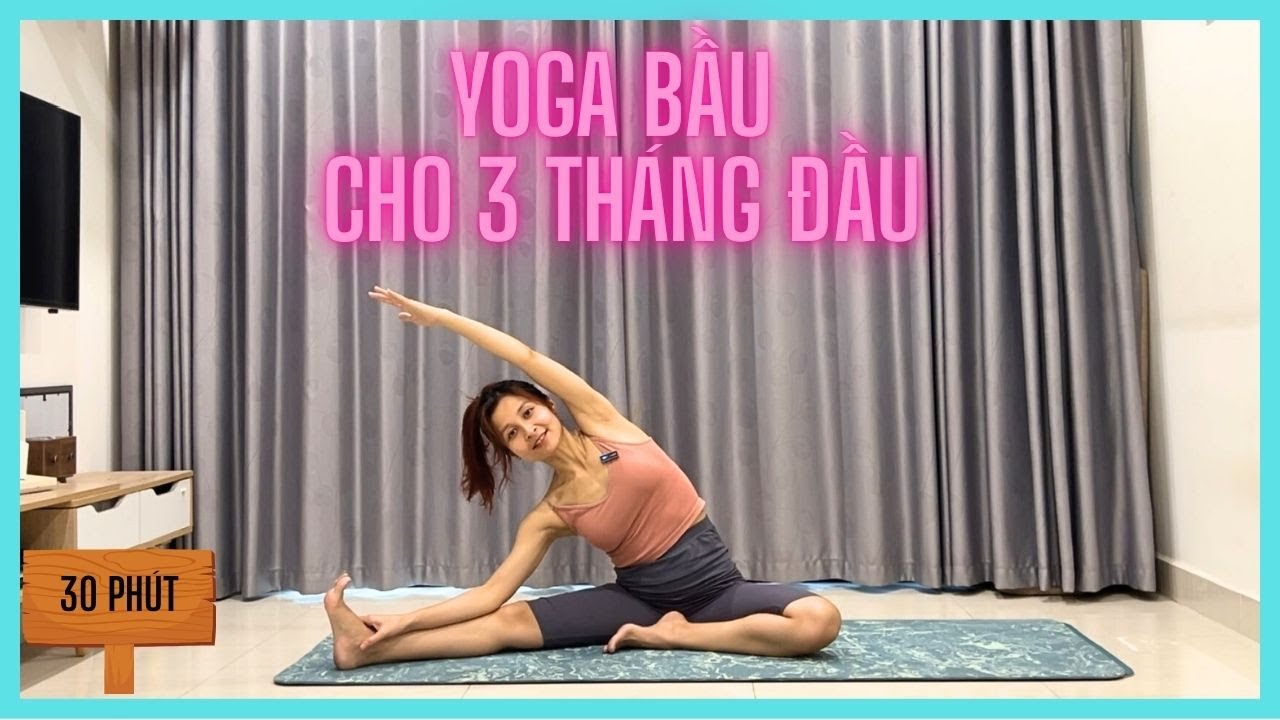 Yoga bầu 3 tháng đầu - Giảm Đau Lưng & Ổn Định Cảm Xúc | An toàn tuyệt đối