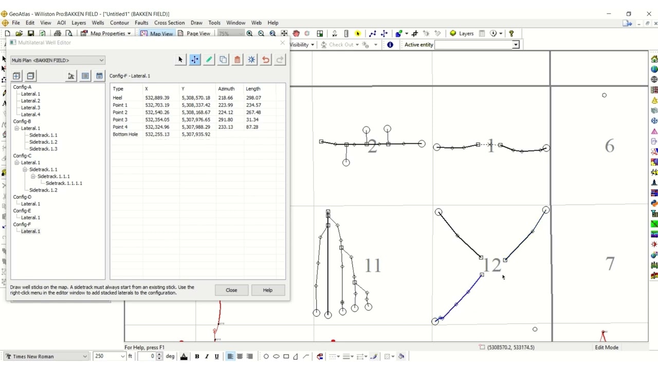 Mastering Complex Well Paths - Multilateral Planning Directly on GeoAtlas Maps
