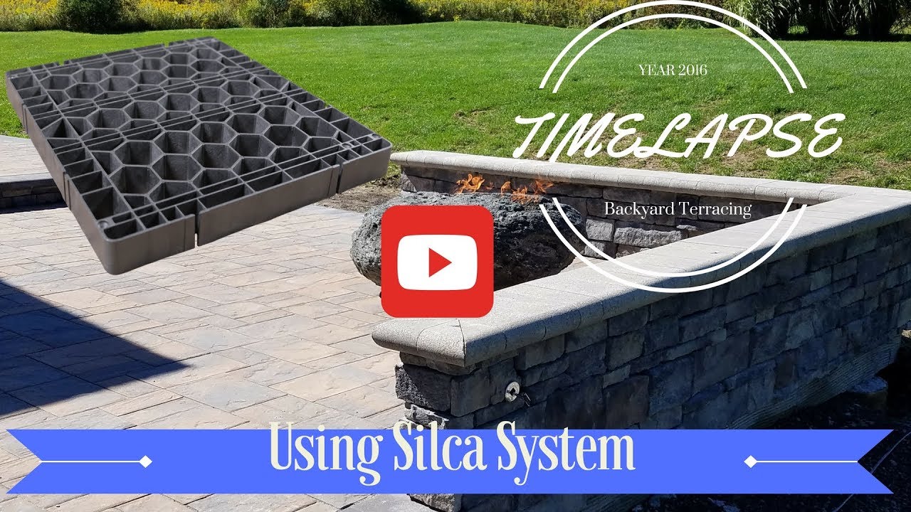 - TIMELAPSE - Cool Backyard Deck With Concrete Paver Surface! (Using Silca System)
