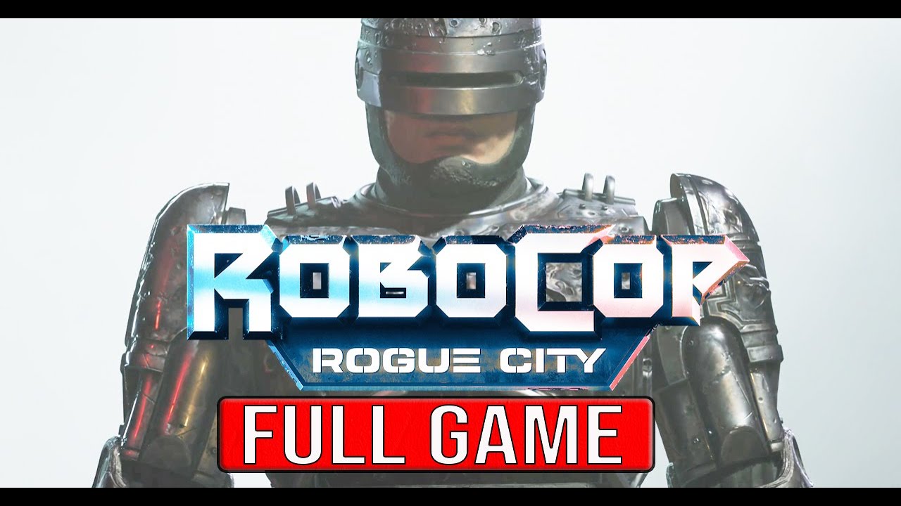 ROBOCOP ROGUE CITY Full Gameplay Walkthrough No Commentary 4K (#Robocop Rogue City Longplay)