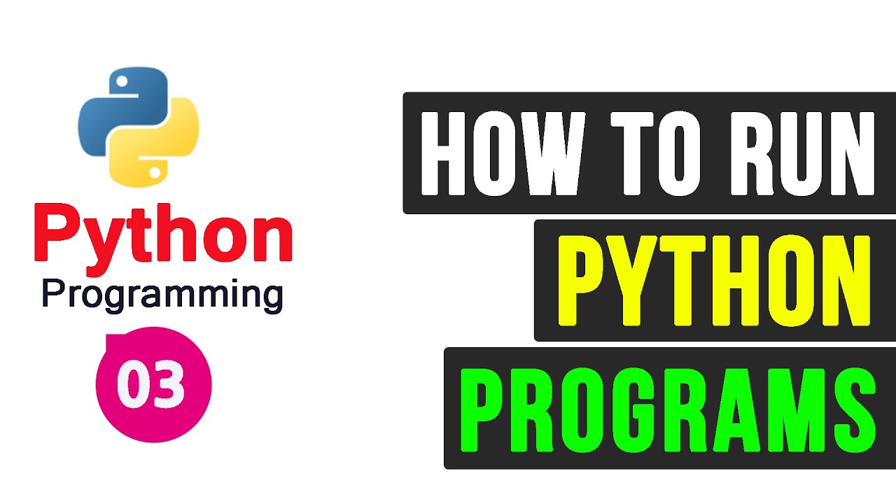 Как запускать программы на Python | Видеоурок