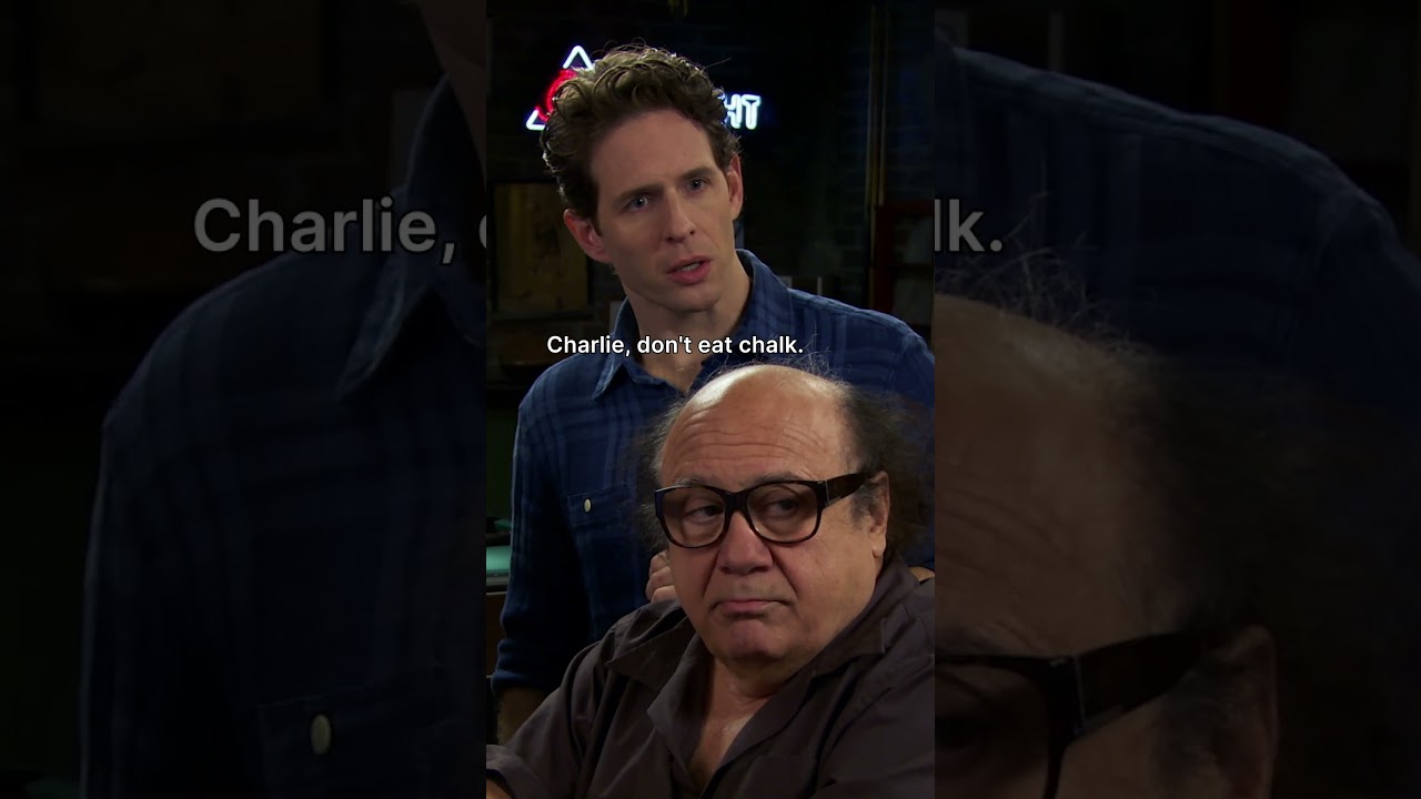 What, you want Charlie to just not eat chalk? #ItsAlwaysSunnyInPhiladelphia