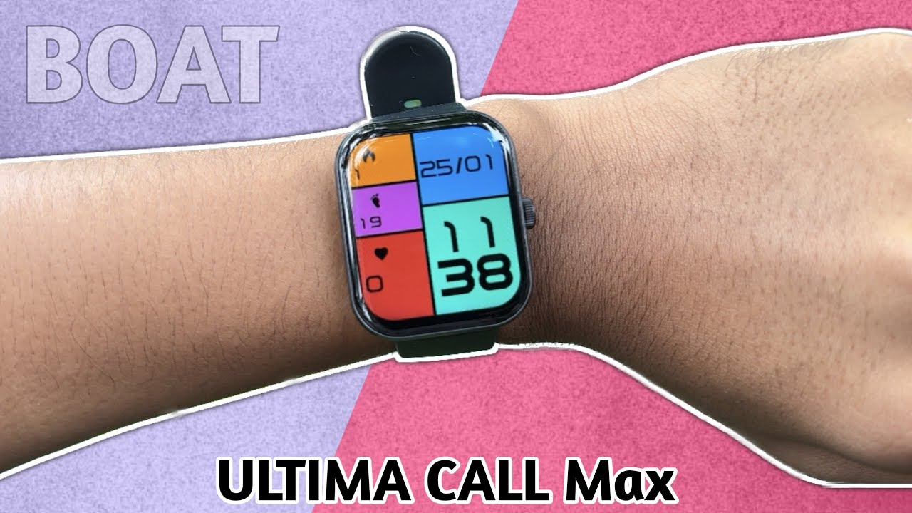 Boat ￼ Ultima Call Max  Bluetooth Calling Smart Watch -Unboxing and Full Detailed Review