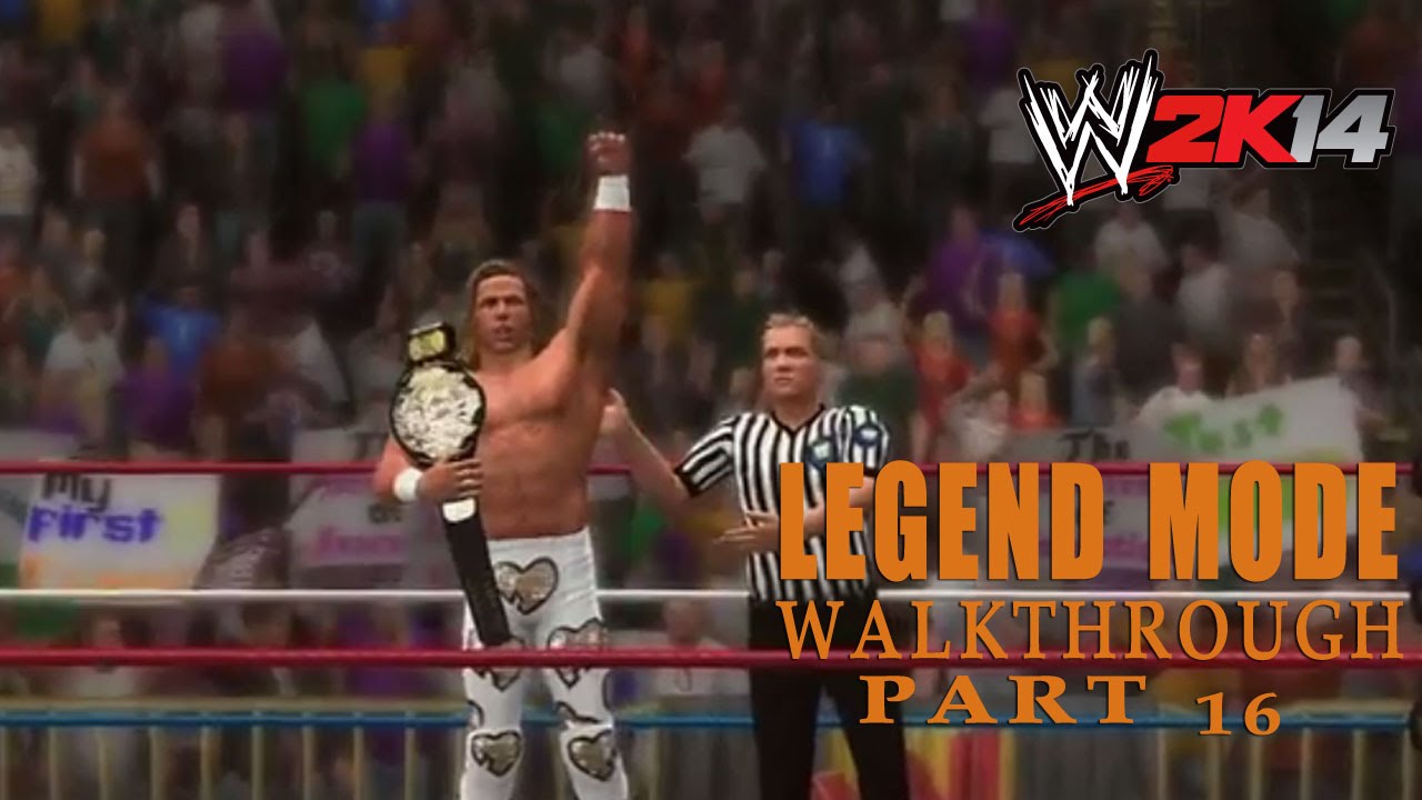 Shawn Michaels vs Bret Hart - WrestleMania 12 - Walkthrough - WWE 2K14 Part 16
