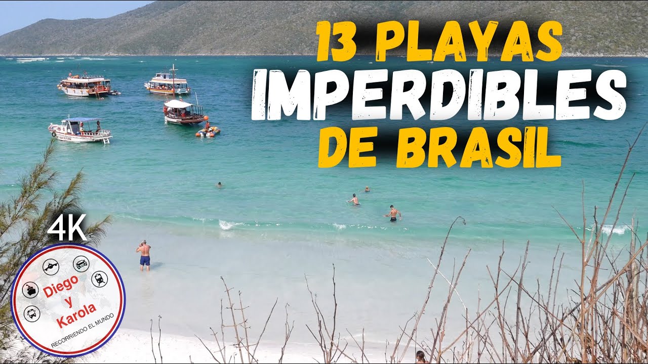 🇧🇷 LAS MEJORES PLAYAS DE BRASIL, SON HERMOSAS! 🏖| 4K |