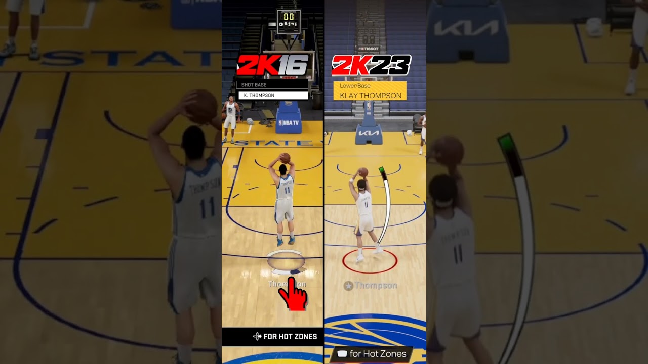 NBA 2K23 Best Jumpshot Comparison : NBA 2K Evolution 2K23 vs 2K16 !