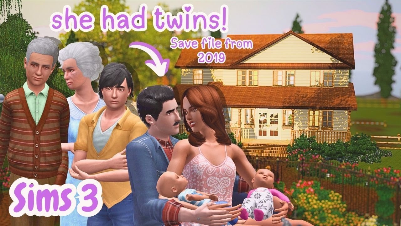 Rediscover my nostalgic sims 3 family with me!
