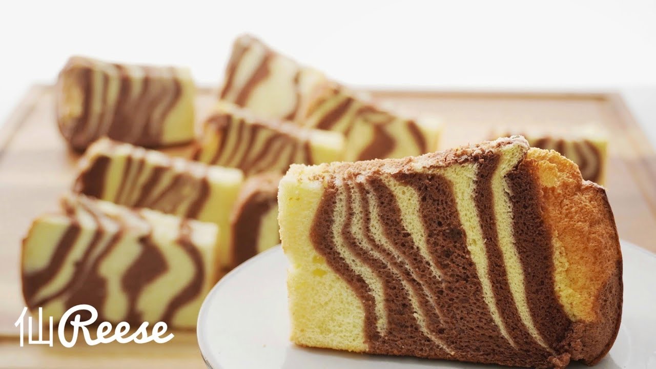 每一块都很独特[斑马纹戚风]Zebra Chiffon Cake