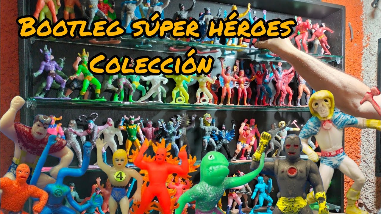 🔥😎colección super héroes #bootlegtoys #rockshow #juguetesvintage #chachareando#coleccionables