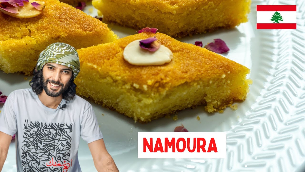 Aprenda a Fazer Namoura - Doce de Semolina Árabe
