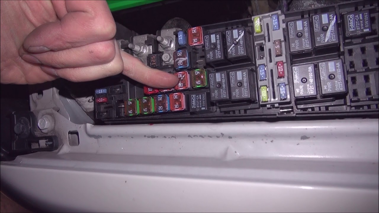 Ford Escape Starter Relay and Fuse