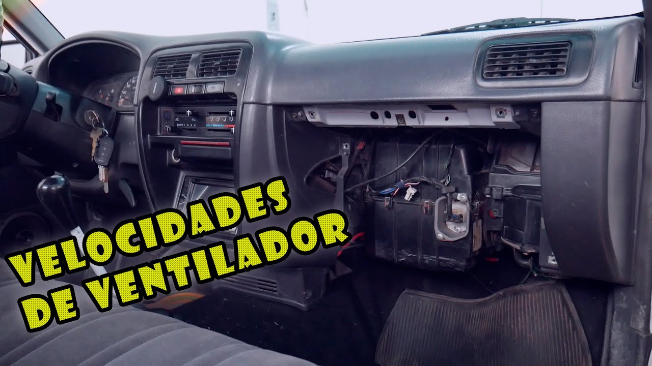Reparación de las velocidades del ventilador de cabina | Solo funciona la velocidad 4 |