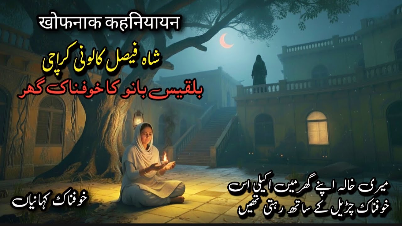 A Terrifying Scary Story Of Haunted House Of Karachi Shah Fasial Colony|Horror Stories Urdu|SKK 