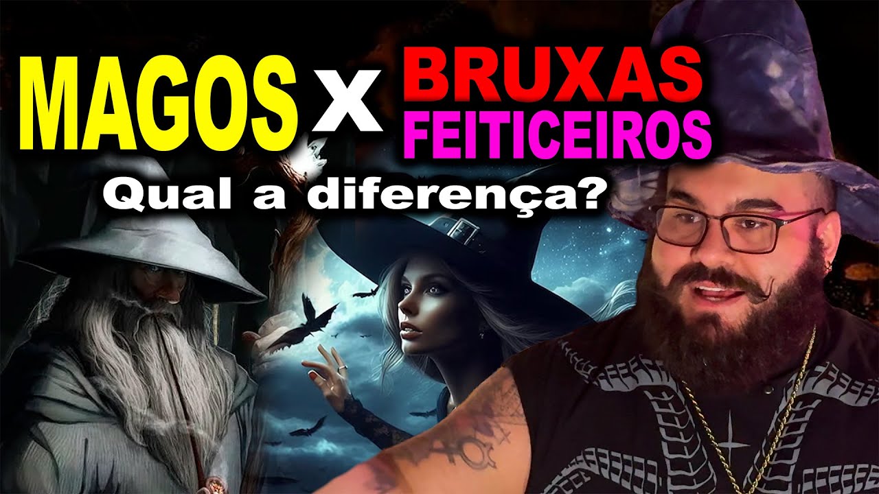Qual a diferença entre Magos, bruxas e  feiticeiros?