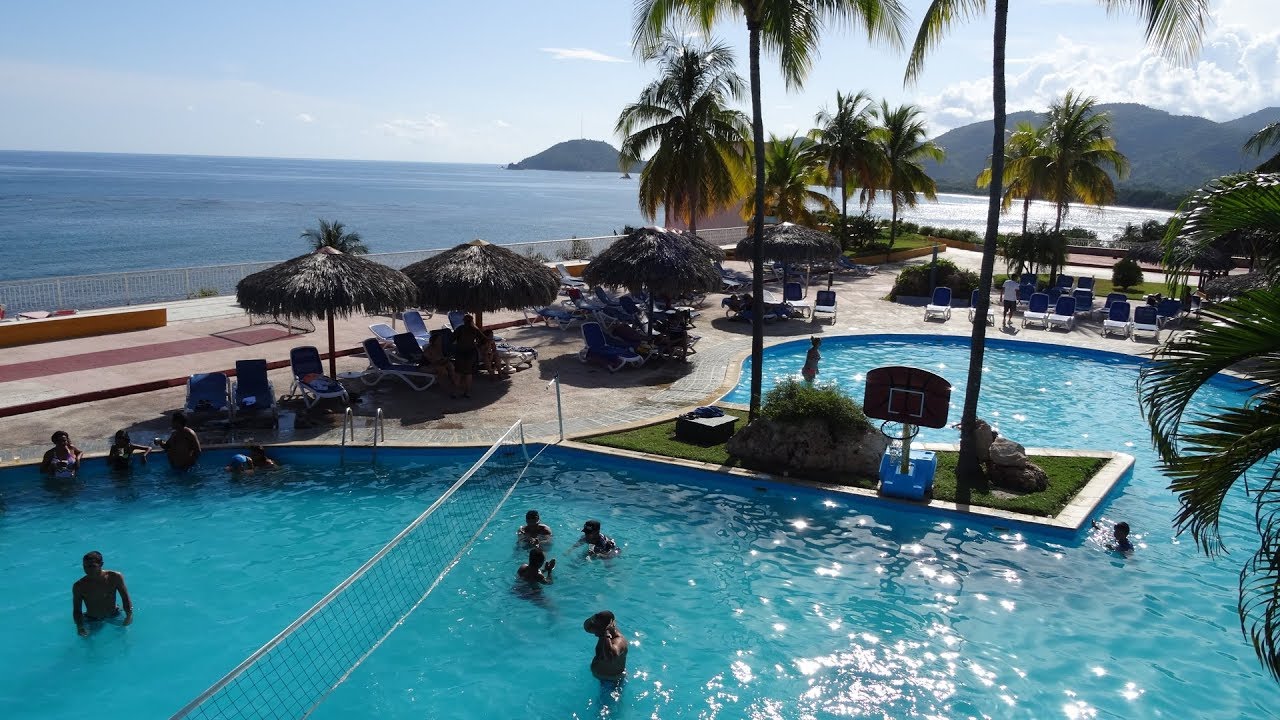 Brisas Sierra Mar - Cuba - Morning stroll from room to buffet restaurant.