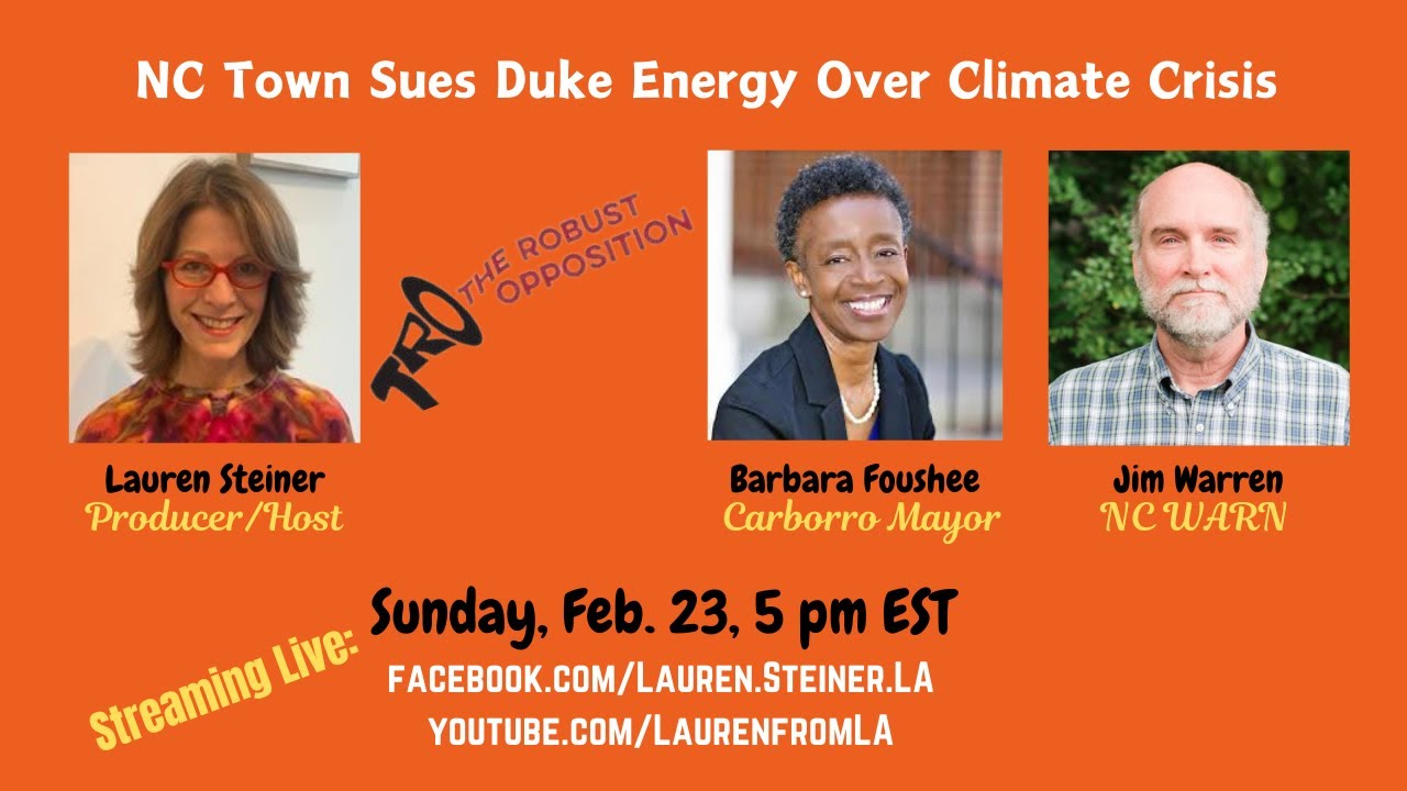NC Town Sues Duke Energy Over Climate Crisis