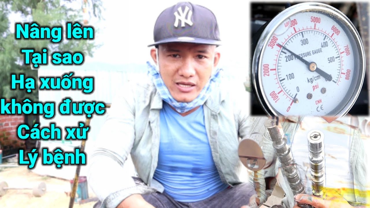 Hướng dẫn chi tiết cách xử lý bệnh nguyên nhân kẹt ti ở máy xúc.Cách chỉnh bơm thủy lực máy xúc