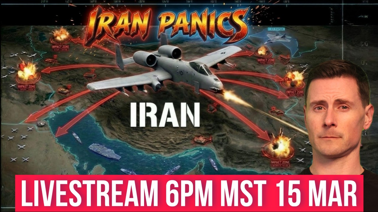 A-10 Warthog Just UNLEASHED On Iran LIVESTREAM | 6pm MT 15 Mar 2026