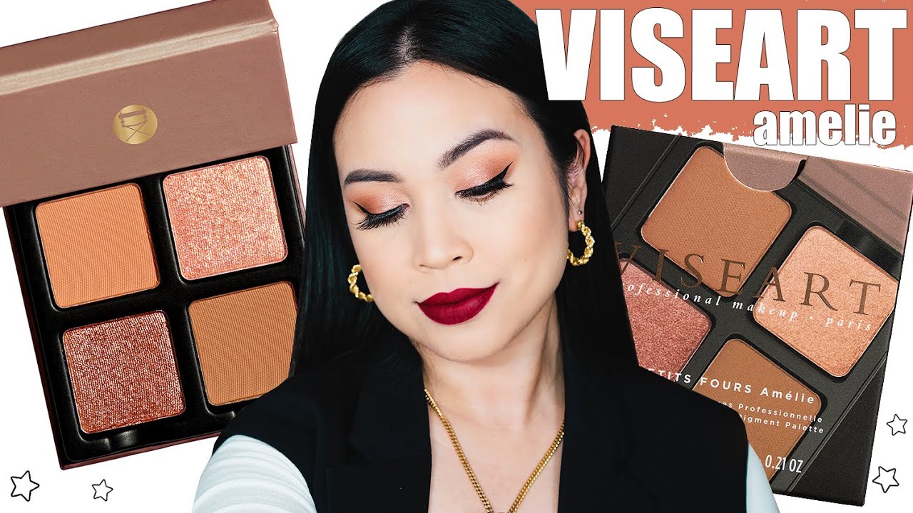 viseart AMELIE petit fours eyeshadow palette review + swatches