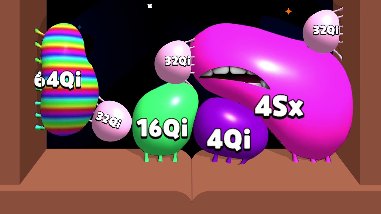 BLOB MERGE 3D - Unlock 2048Qi, Unlock 4Sx! (Max Level)